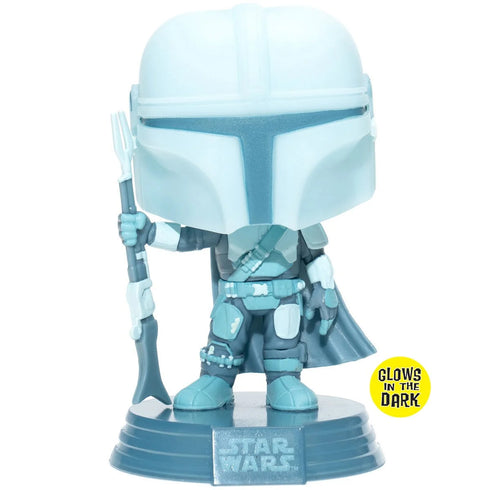 Funko The Mandalorian Glows in the Dark Hologram 345 Exclusive Vinyl Figure